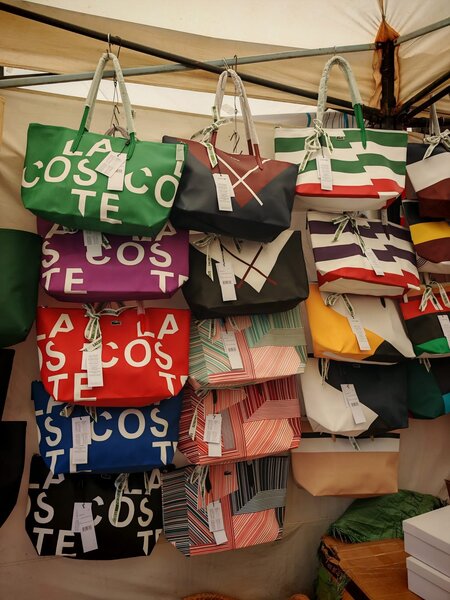 Sac cabas La Coste coloré