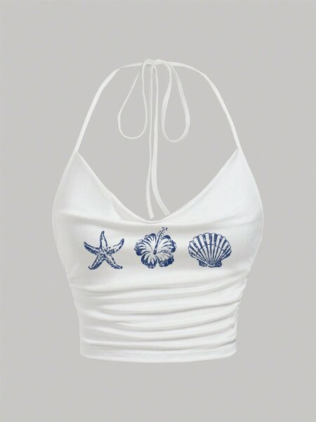 Top bandeau rose tendance