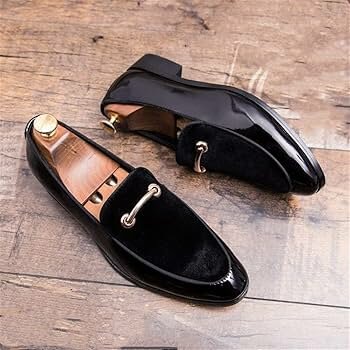 Mocassins élégants en cuir noir