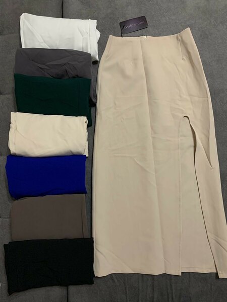 Юбка с разрезом