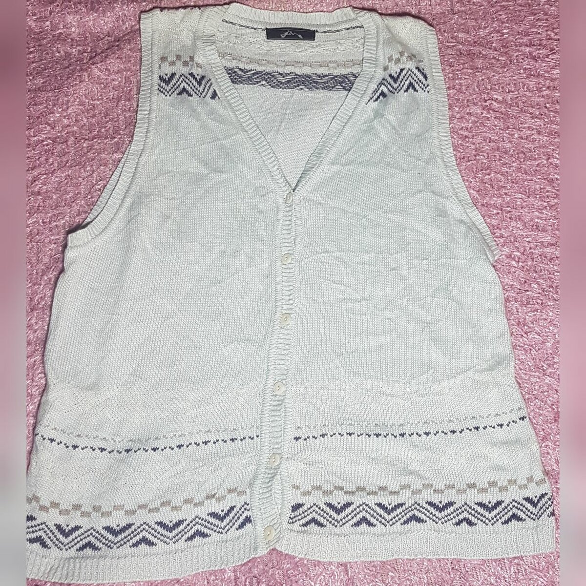 Gilet tricot vintage élégant