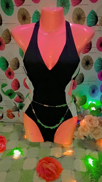 Maillot de bain noir femme