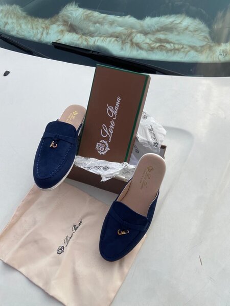 Mules en daim pour femme