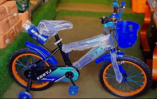 Vélo enfant 3 ans bleu orange