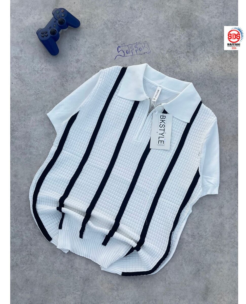 Polo rayé homme élégant