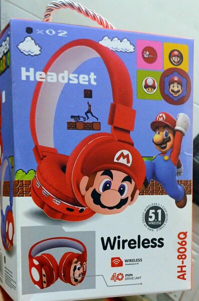 Casque super Mario