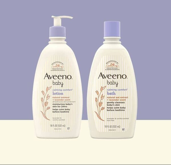 Aveeno Baby Calming Comfort Body Lotion and Wash