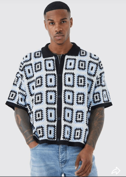 Chemise en crochet chic