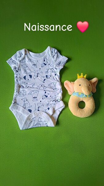 Barboteuse Bébé en Coton Doux