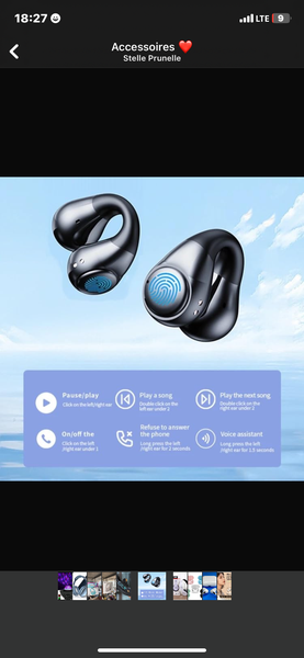 Écouteurs Sans Fil Bluetooth