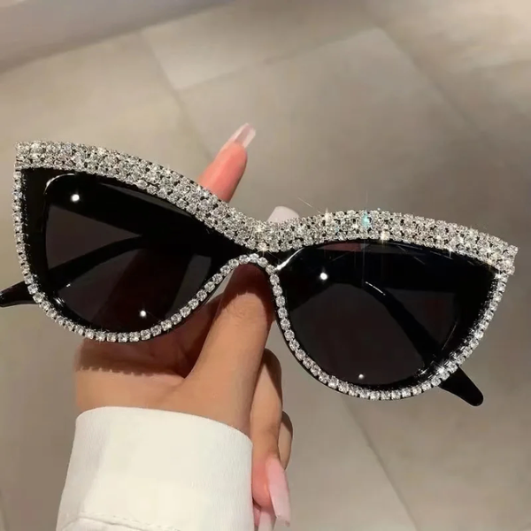 Lunettes de soleil strass chic