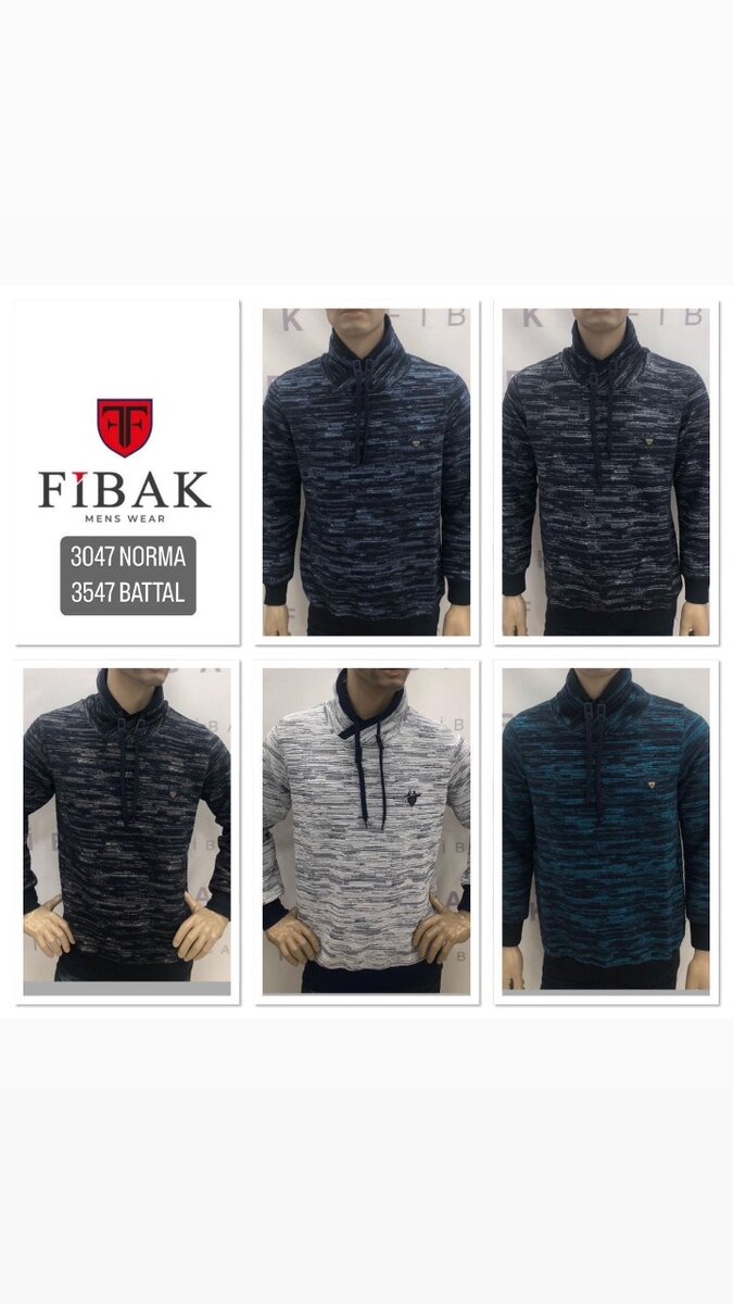 Кофта с поднятым воротом и завязками