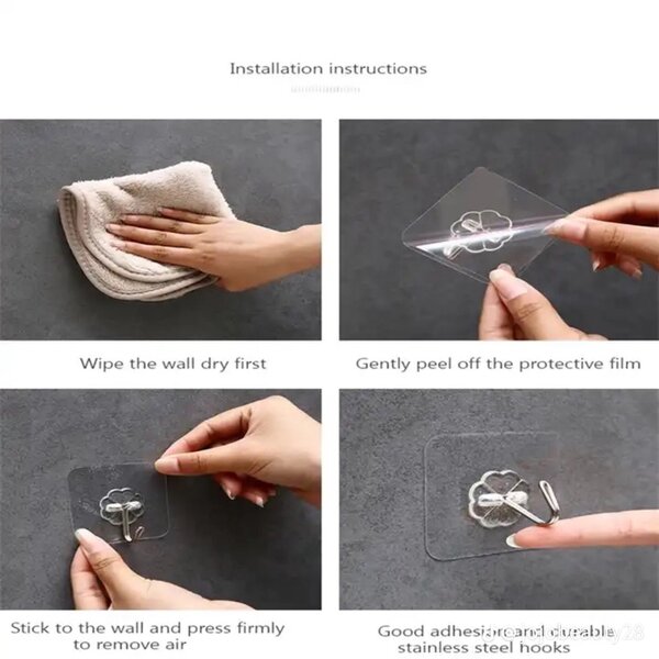 Crochets Muraux Auto-adhésifs