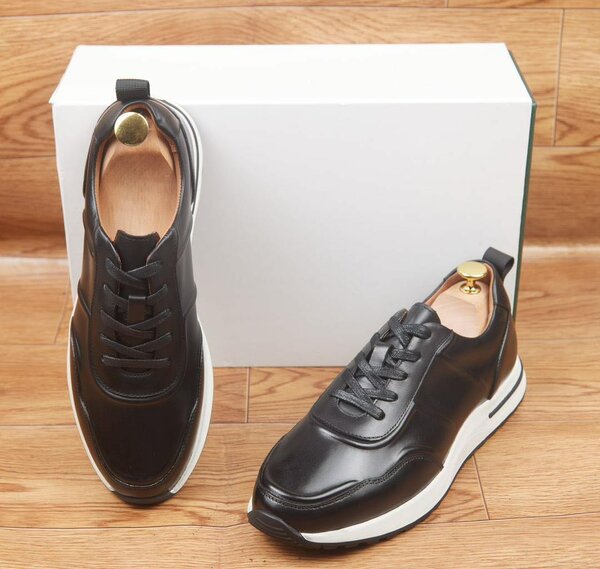 Sneakers en cuir confortables