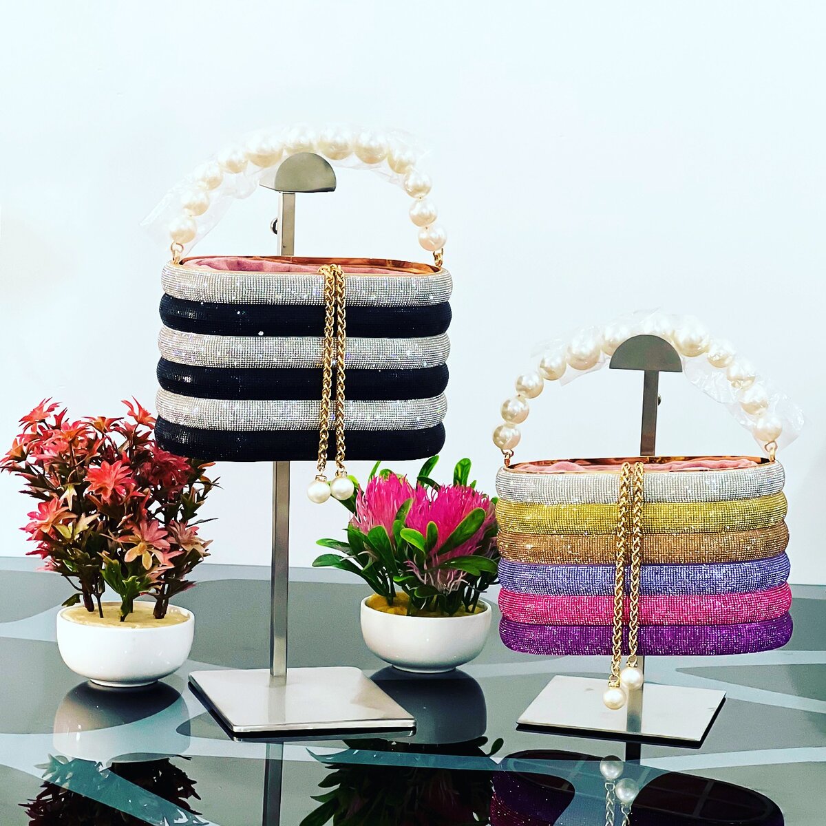 Hand bags and shoes store