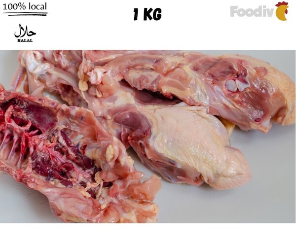 1kg de Carcasses de poulet
