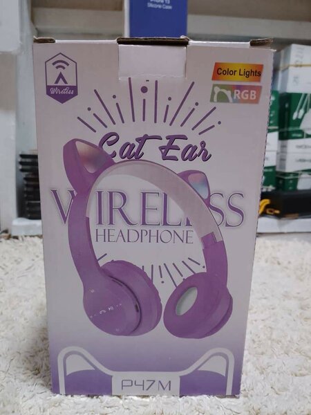 Casque sans fil à oreilles de chat