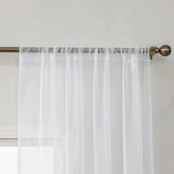 Rideaux Voilages Blancs 1