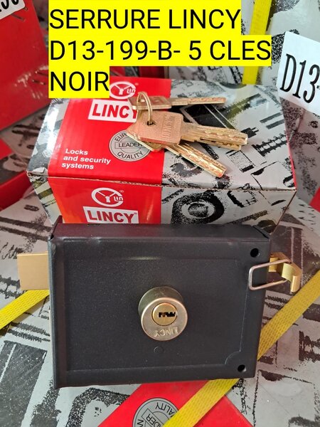 Serrure Lincy D13-199-B Noire