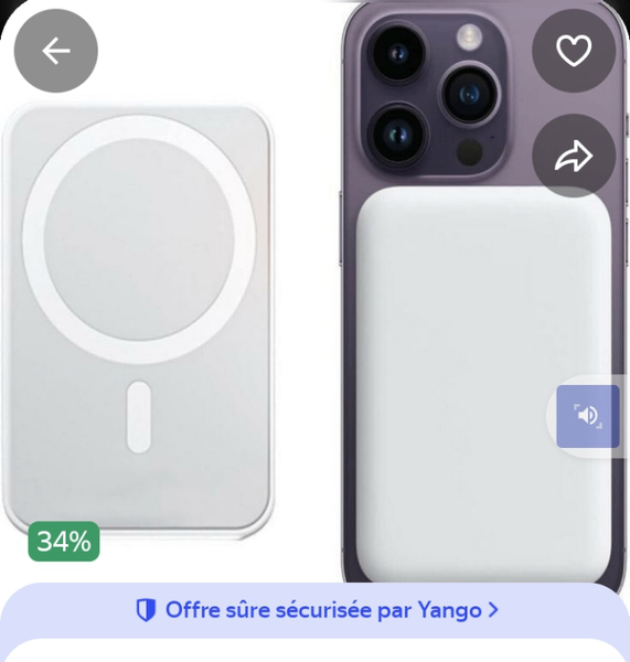 Batterie MagSafe iPhone