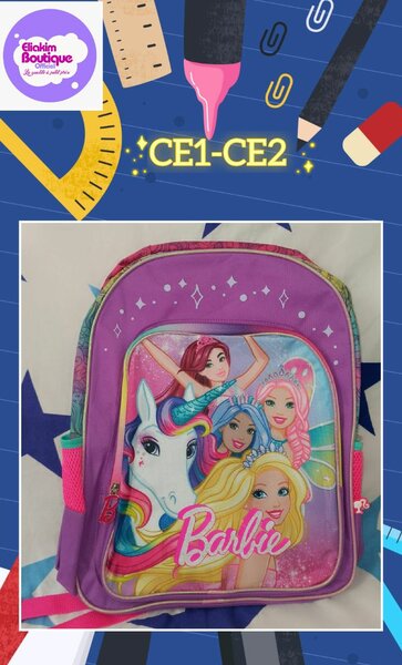 Sac à dos écolier Barbie