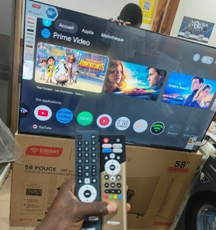 Téléviseur 4K UHD 58 pouces Smart TV