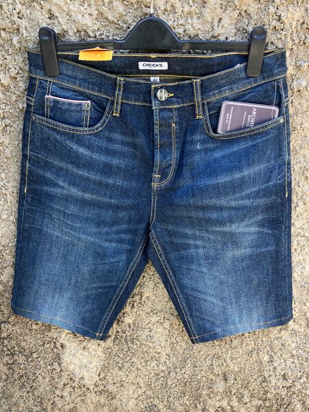 Denim shorts