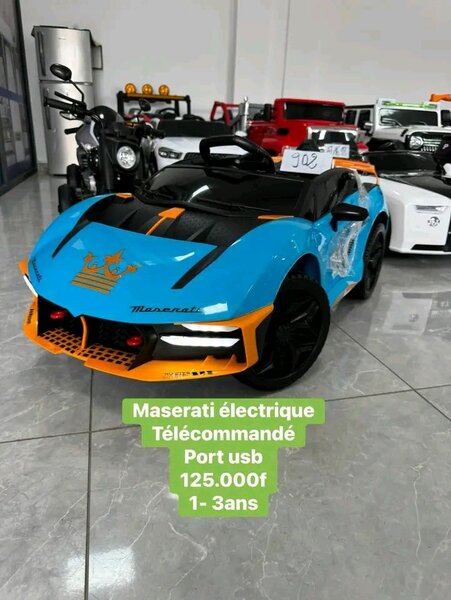 Voiture électrique Maserati enfant