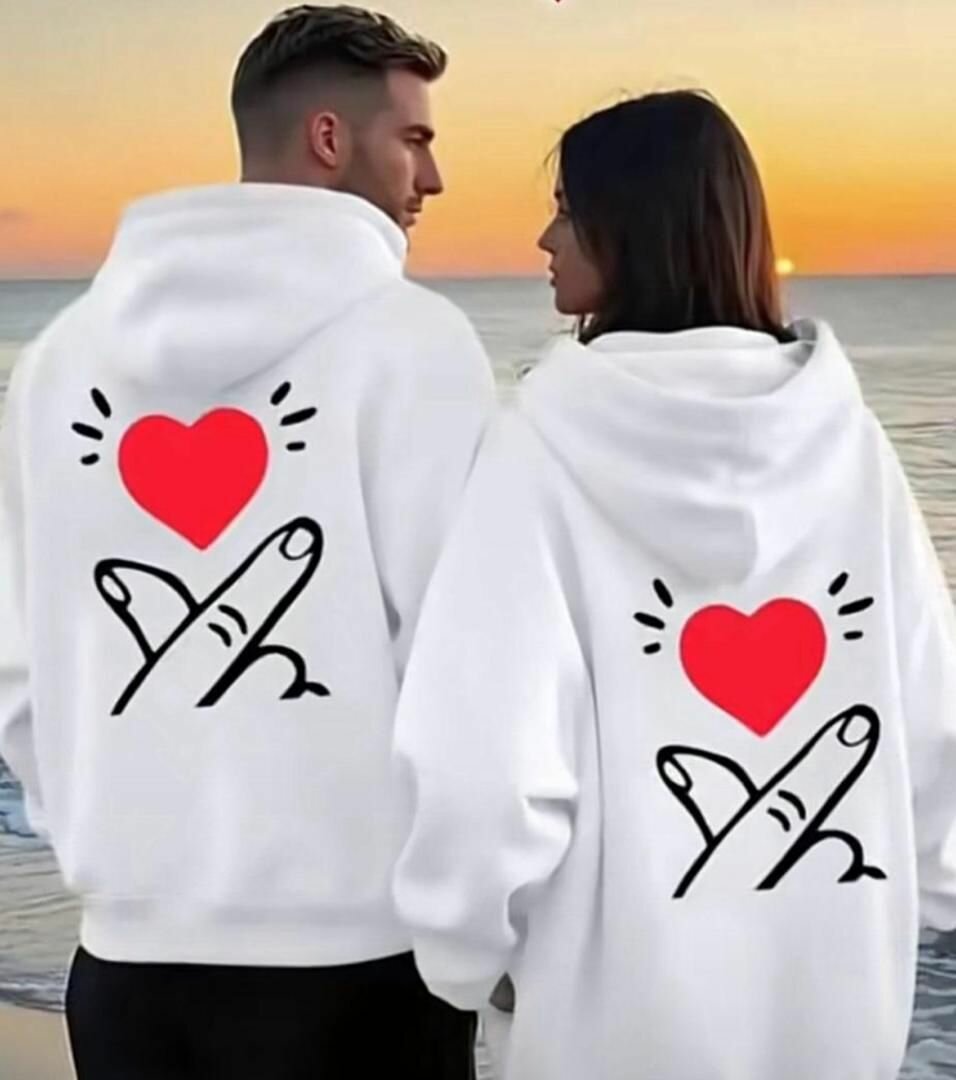 Sweat-shirt couple personnalisé