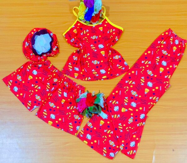 Pyjama  rouge imprimé