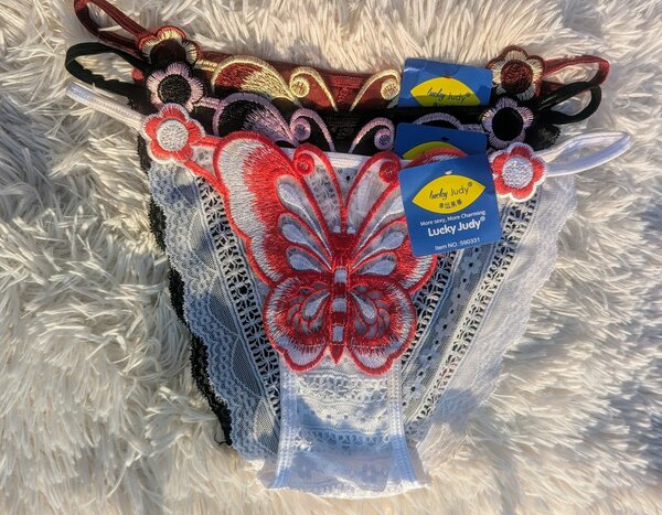 Butterfly lace panties