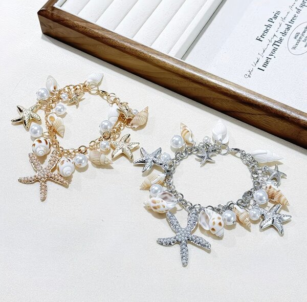 Bracelets coquillages étoile