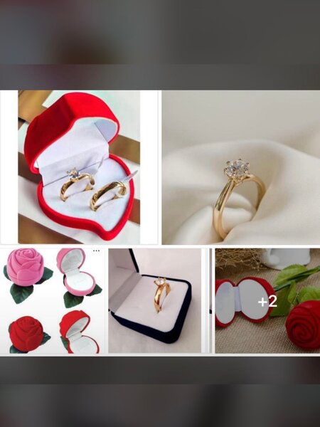 Boîte à bijoux pour alliance en or