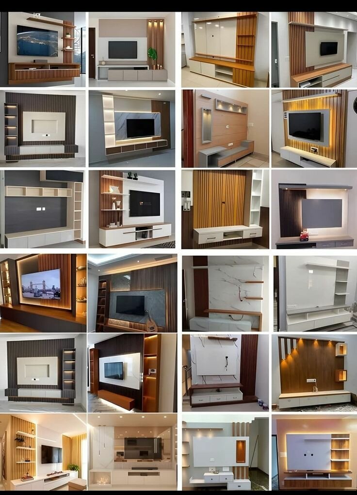 Meuble TV moderne avec rangement