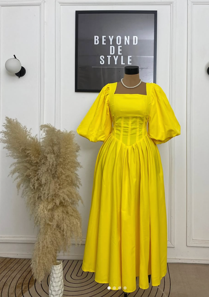 MASTERPIECE ! DAINTY CORSET DETAIL MAXI DRESS