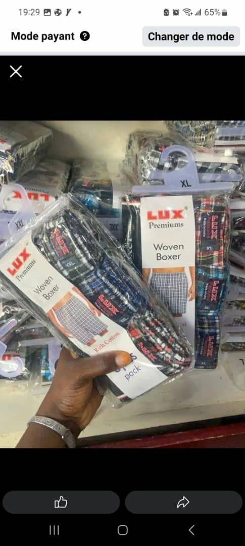 Boxers en coton confort XL