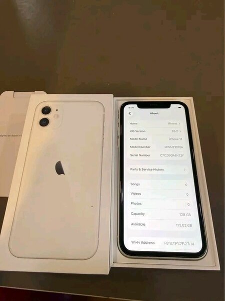iPhone 11 Blanc 128GB Neuf