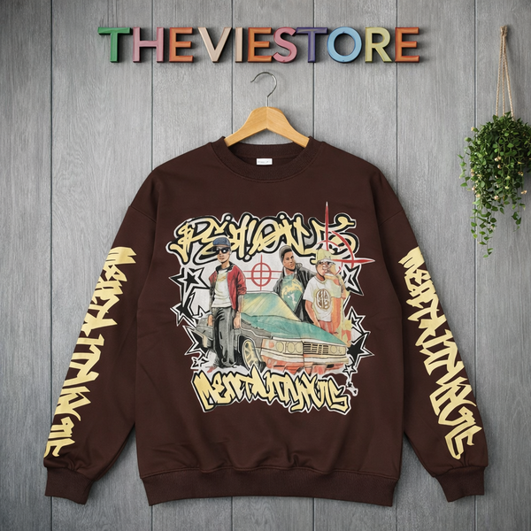 Sweat-shirt THEVIESTORE marron
