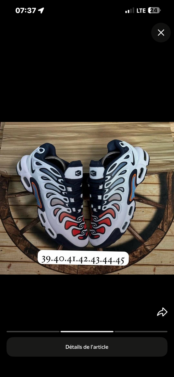 Baskets Air Colorées Sport