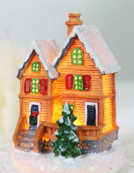 Декоративный домик - светильник