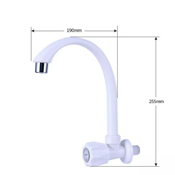 White Kitchen Faucet