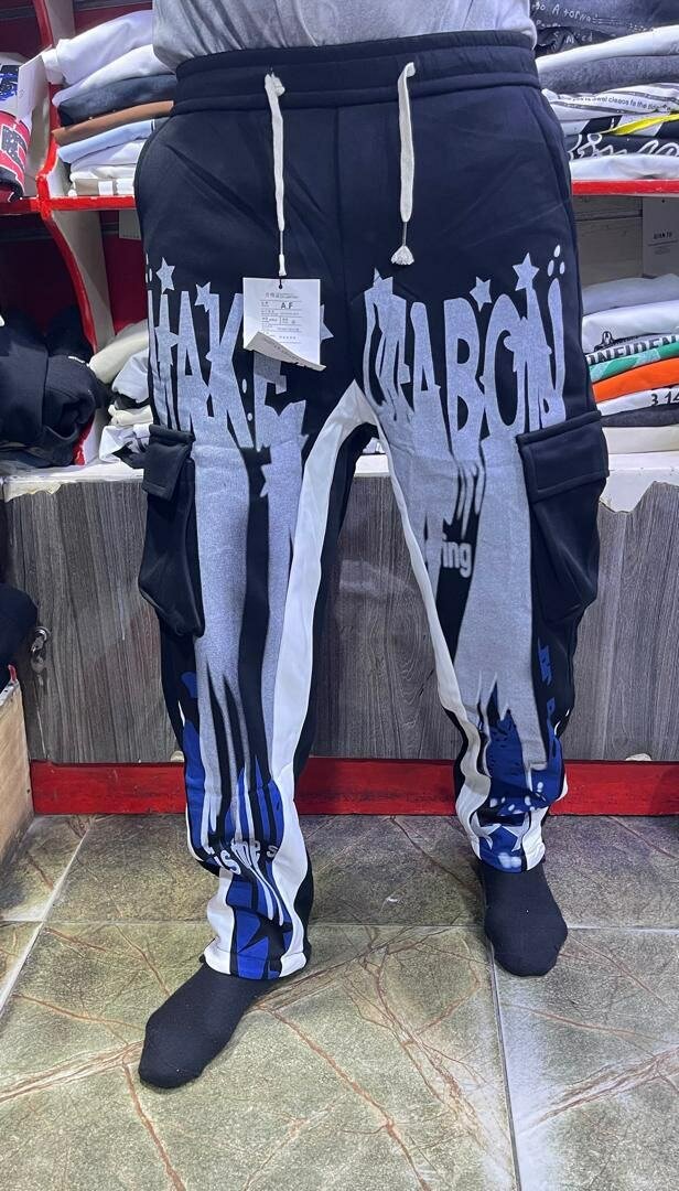 Pantalon cargo urbain imprimé