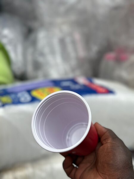 Gobelet jetable rouges 500ml