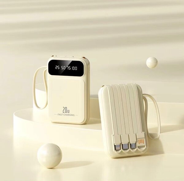 20000mAh Self wired Power bank