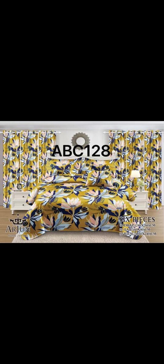 Draps de lit, oreillers et rideaux