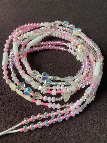 Pink & Lilac beads