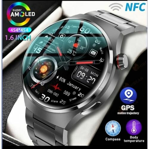 Montre intelligente  connecté gps pour homme fréquence cardi