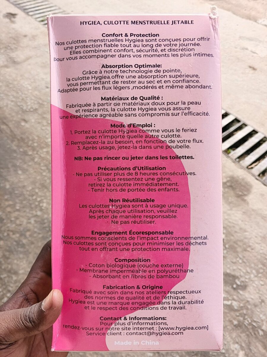 Hygiea Culotte Menstruelle