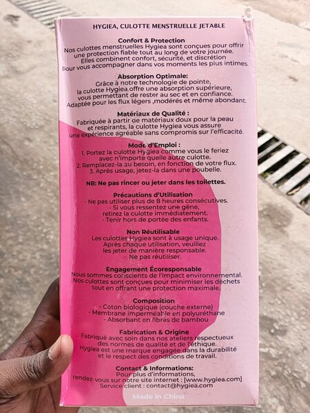 Hygiea Culotte Menstruelle