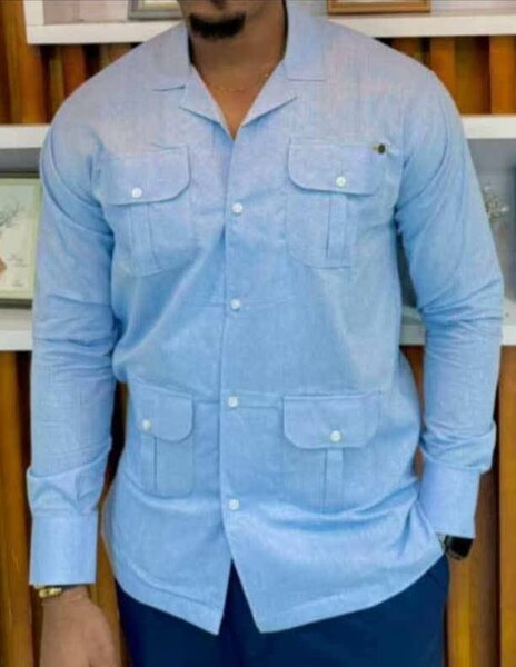 Chemise à manches longues pour homme